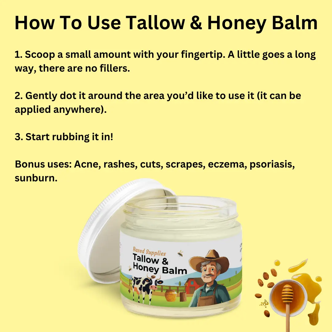 Tallow & Honey Balm - 2 oz - Image 5