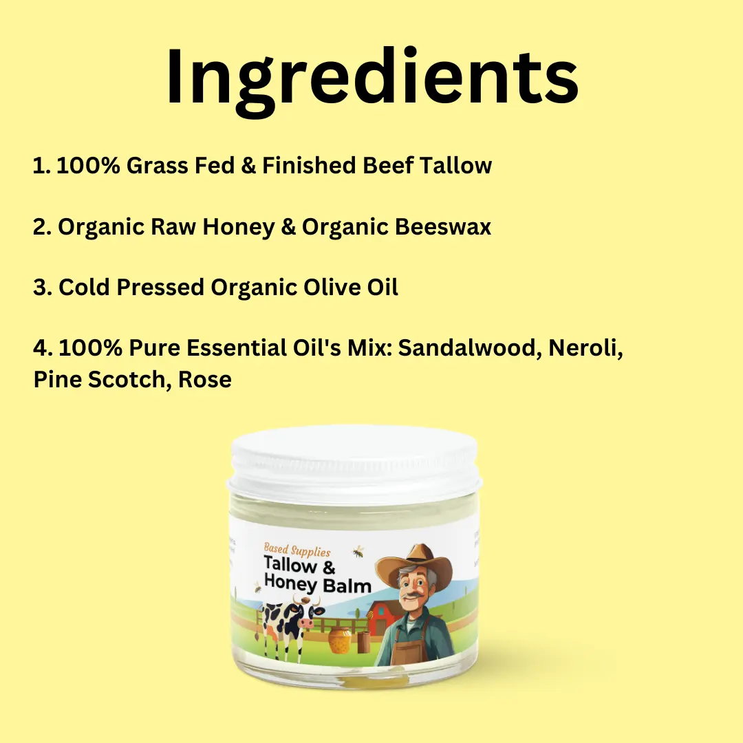 Tallow & Honey Balm - 2 oz - Image 3